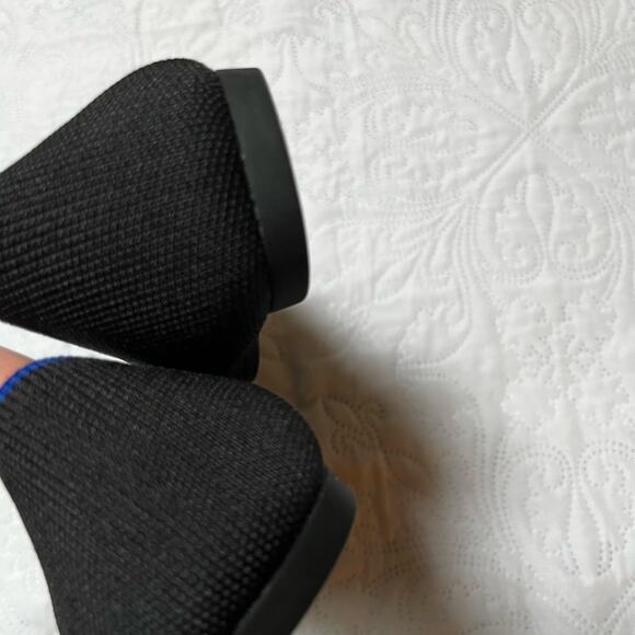 Rothy’s Pointed Toe Ballet Flats Solid Black Size 7.5 - Picture 3 of 5